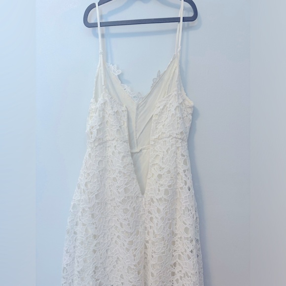 NWOT ASTR the Label Lace A Line MIDI Dress in White - XS - Picture 13 of 15